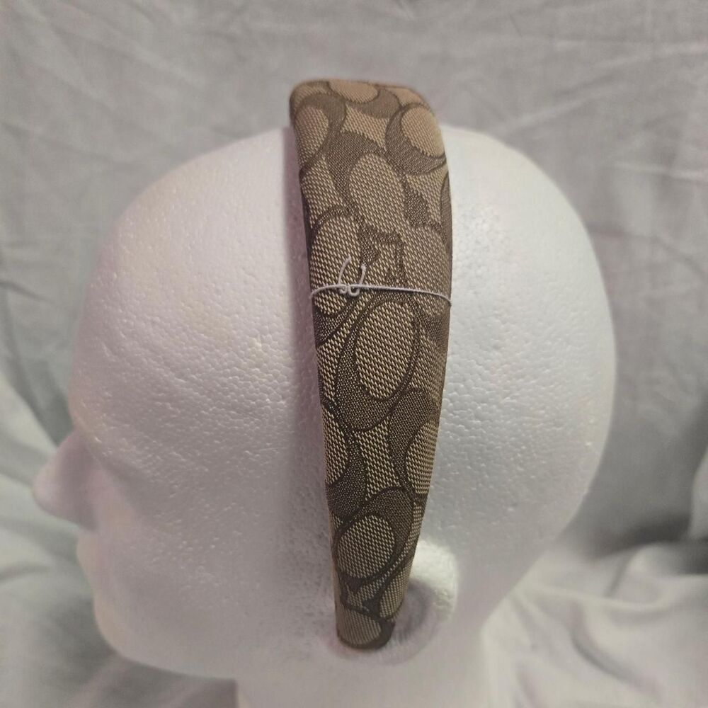 Coach Women's Brown and Tan Hair-accessories - Picture 3 of 7